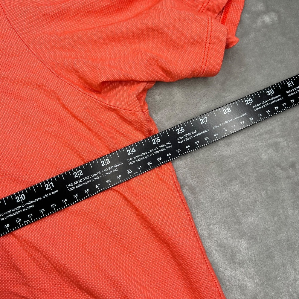 Tommy Bahama Polo Shirt Mens‎ 2XL Orange Double Eagle Spectator Performance - Picture 9 of 12